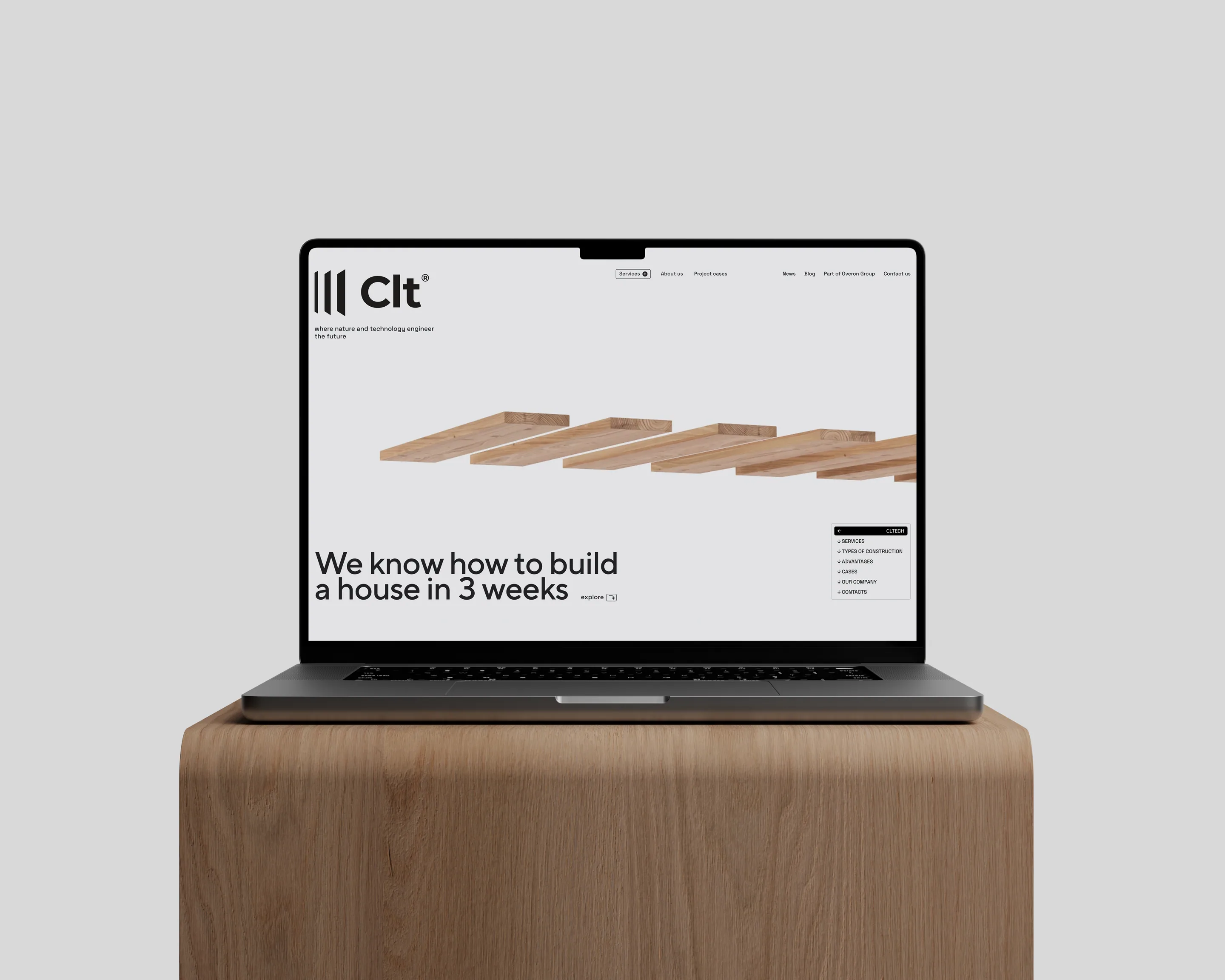 CLT — сайт для Архитектурной компании из канады